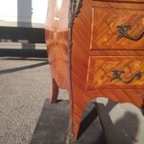 Curved 3-drawer Louis XV drawers from the 1950s