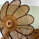 Vintage wicker pendant light