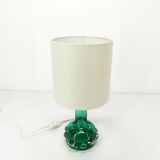 Lampe scandinave verte en verre Kosta Hans-Owe Sandeberg Suède 1960