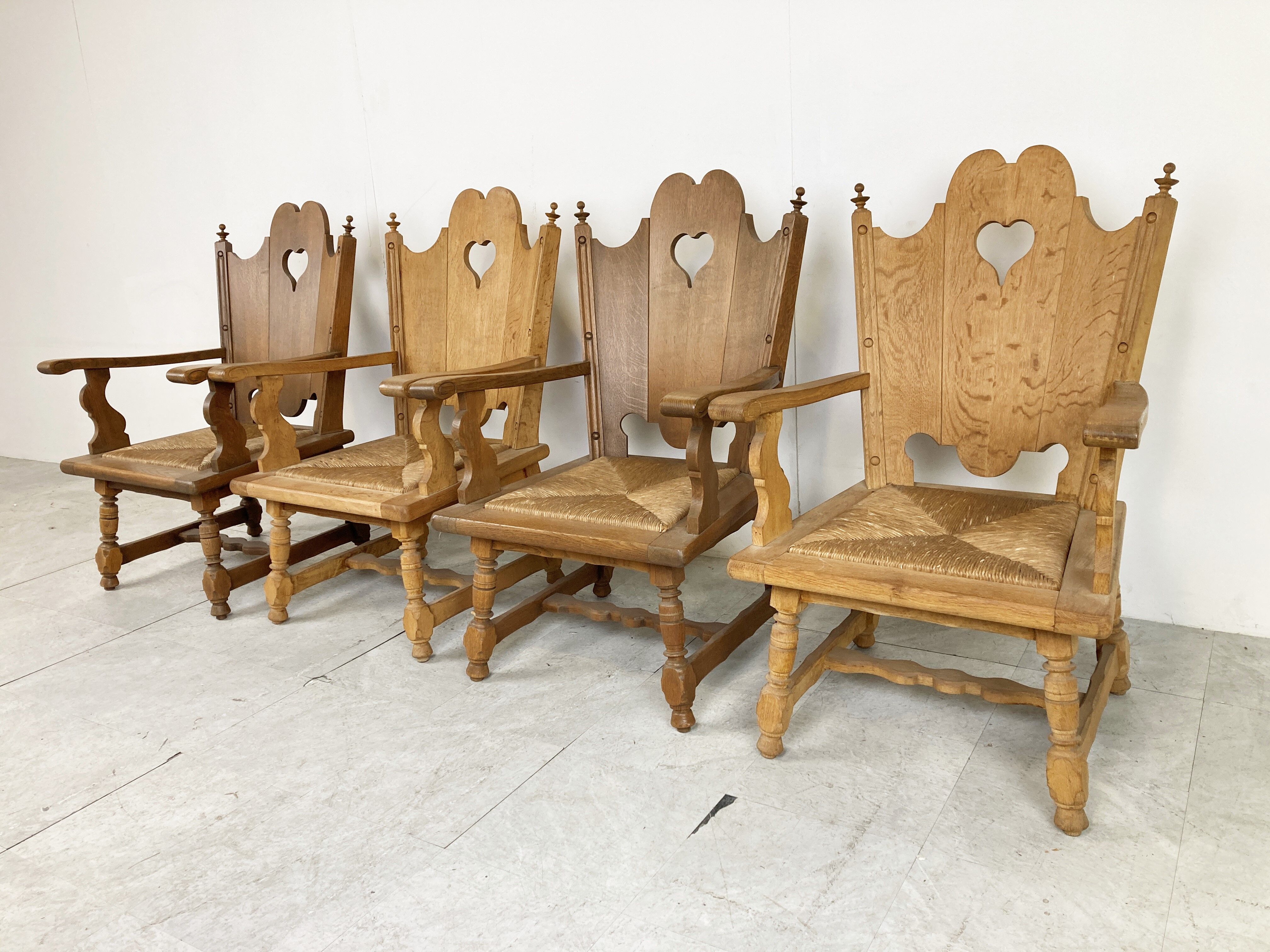 Vintage brutalist armchairs, 1960