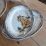 Antique tableware set from Digoin and Sarreguemines