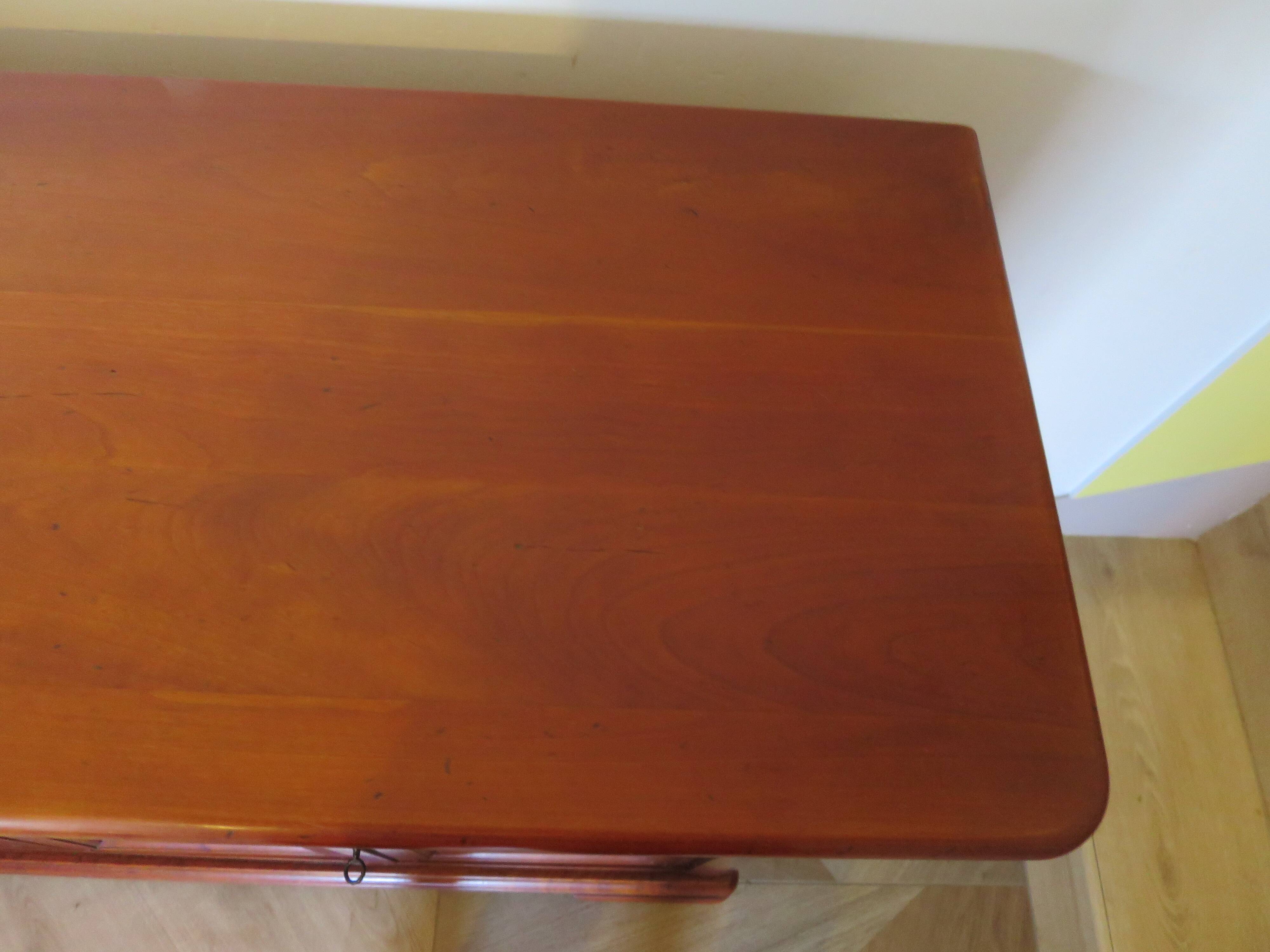 Sideboard - Long entrance cabinet - 1 drawer - 3 doors - solid wood - Louis Philippe