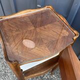 Pair of Louis XV style bedside tables in rosewood