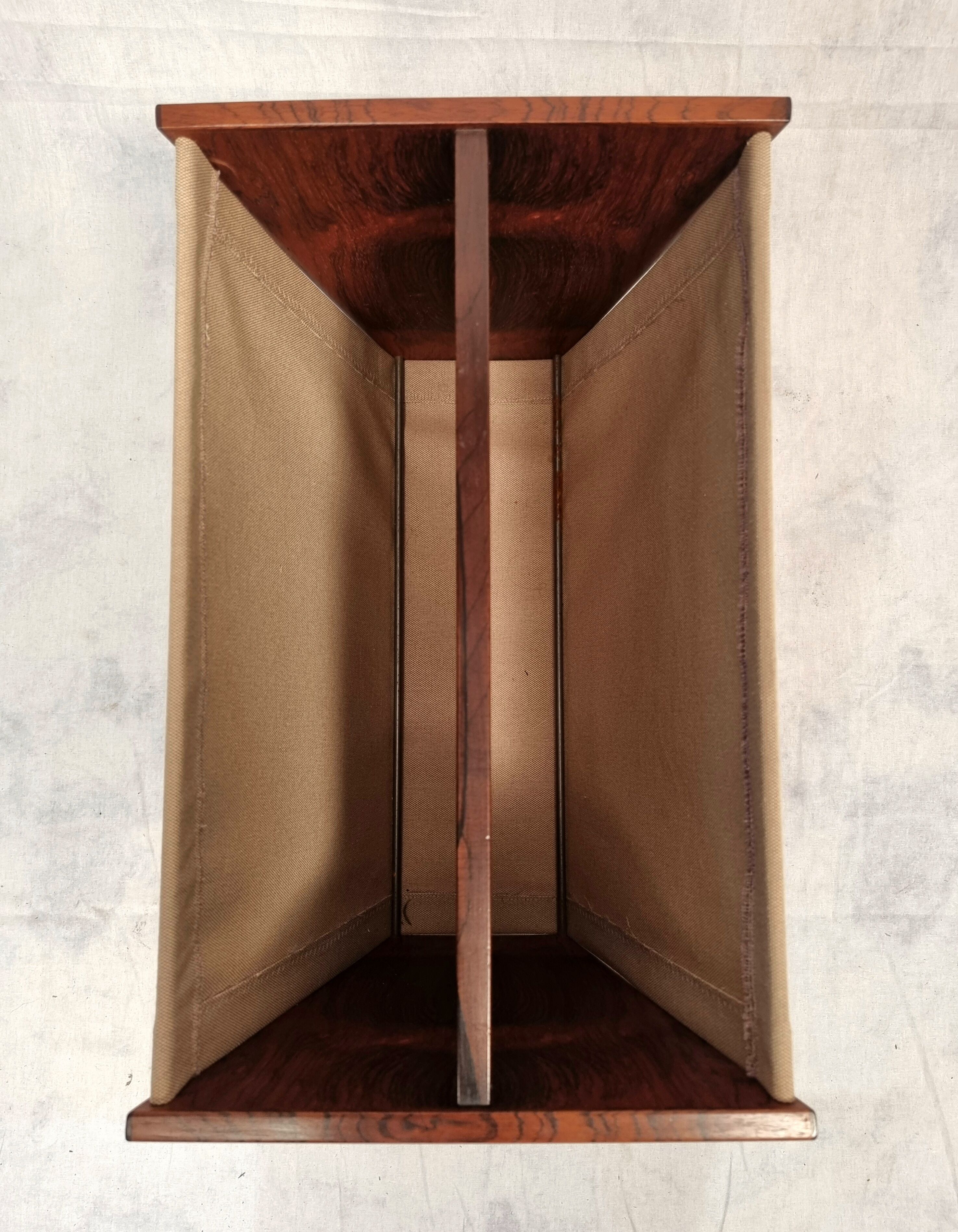 Scandinavian magazine holder - rosewood - ca 1960