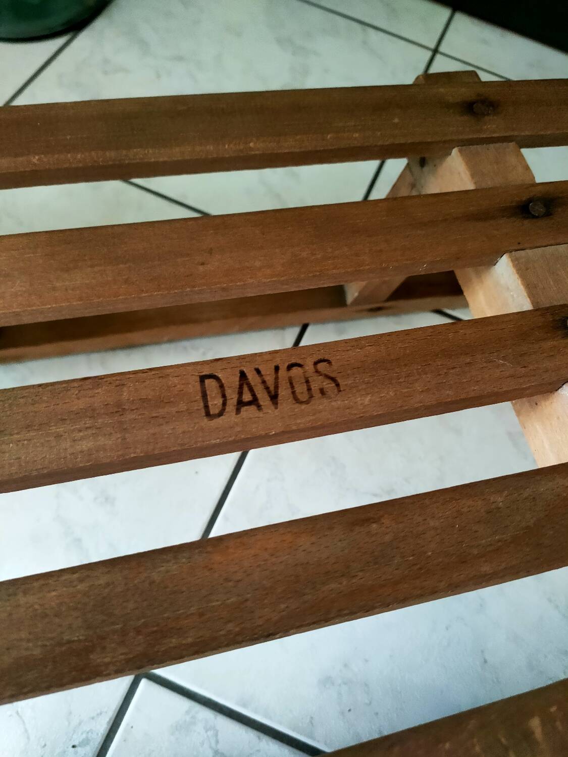 Old Davos wooden sled