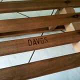 Luge en bois Davos ancienne