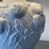 Porcelain lamp decorated with fruit