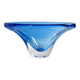 Large crystal glass fruit bowl by Focke & Meltzer Amsterdam