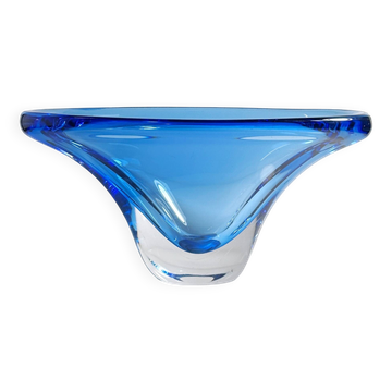 Grande coupe à fruits en cristal par Focke & Meltzer Amsterdam
