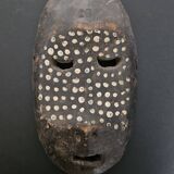 Ndaaka or Bali initiation mask | painted carved wood | h: 25 cm | Democratic Republic of the Congo