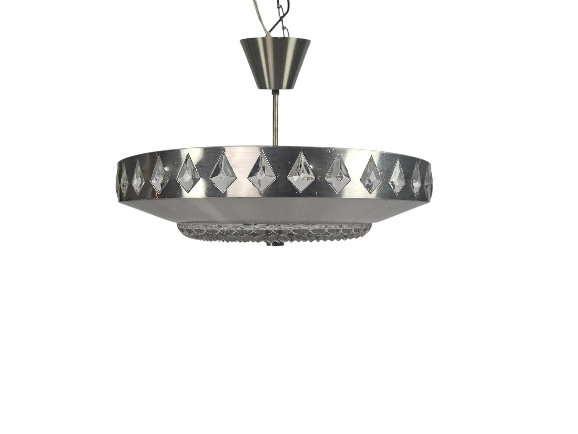 Vitrika - Orrefors - Carl Fagerlund - UFO lamp - Sweden - 1960s