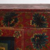 Antique Chinese brown storage trunk (c.1900) #6