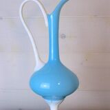 Italian glass vase, handmade, Florence region, Italy 1970s