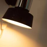 Vintage 1960s design wall/ceiling light, space age chrome.