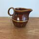 Vintage glazed ceramic milk jug from Pruzkow