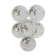 6 assiettes porcelaine Oiseau Seltmann Weiden