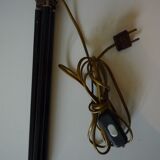 Industrial style tripod lamp, old tripod 1930s