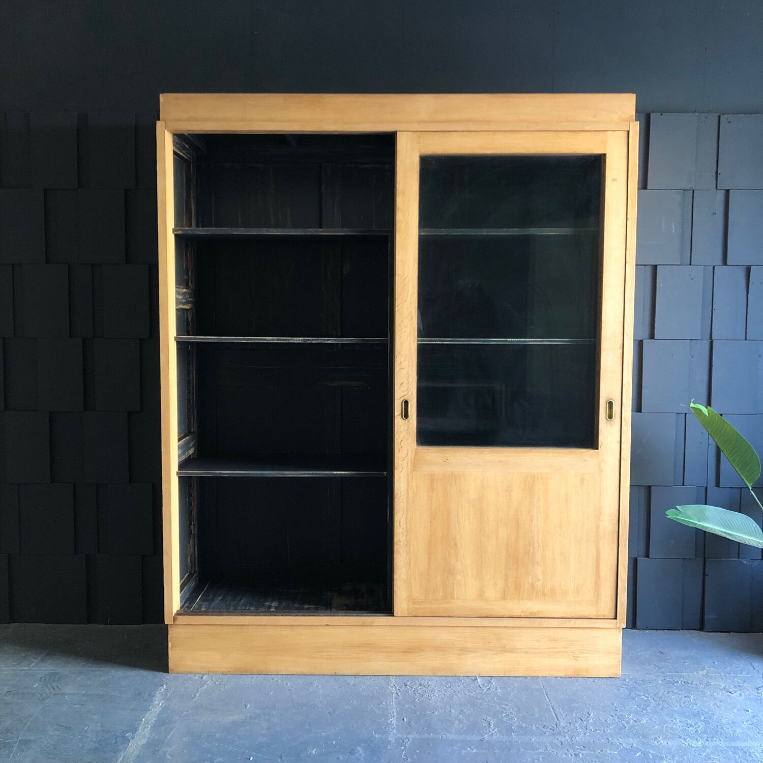 XL vintage oak bookcase