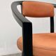 Chaise Postmoderne Allemande Modèle Nostro en Cuir par Andreas Weber pour Rosenthal Einrichtung, années 1980