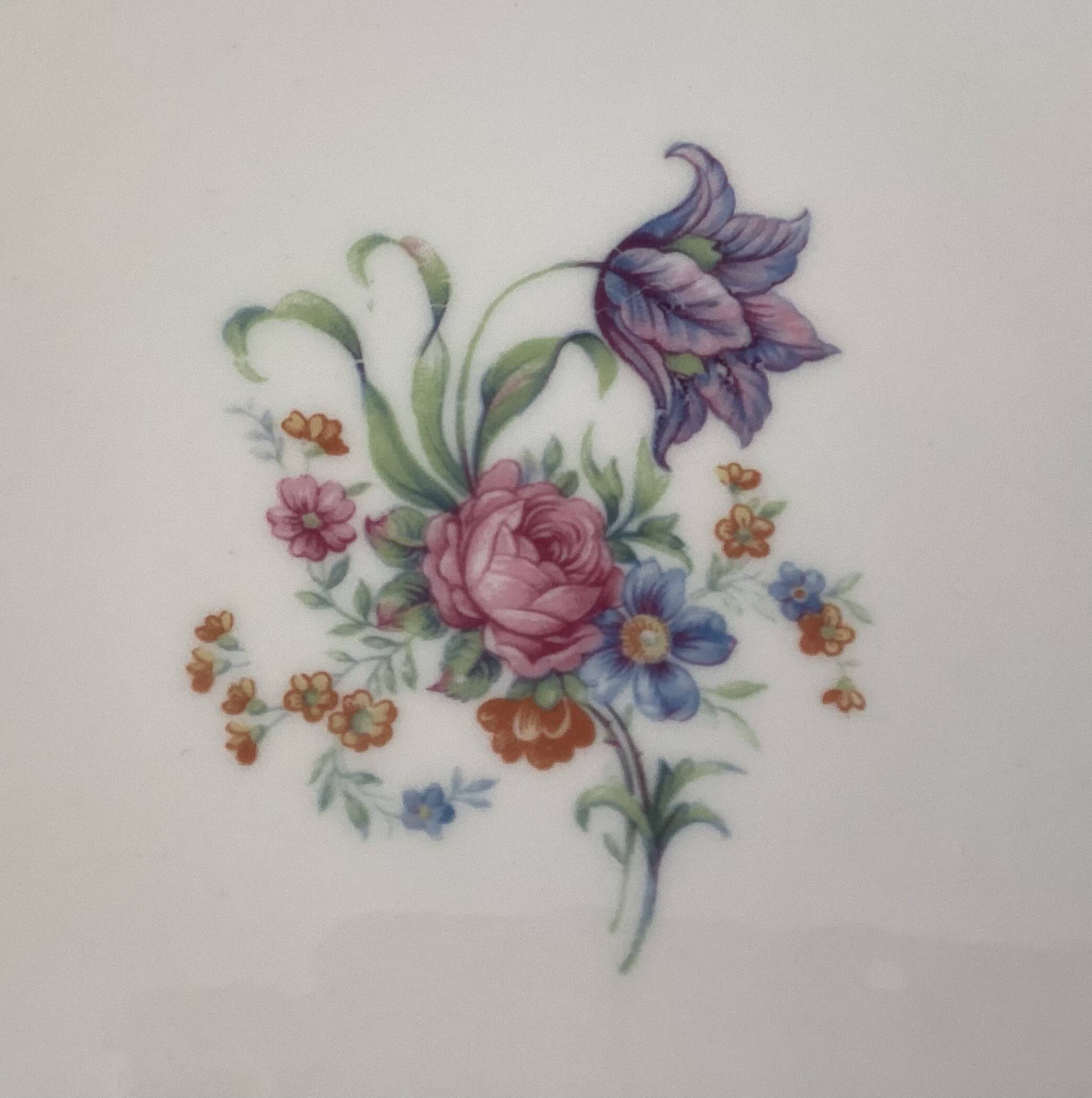 Old Limoges porcelain compote