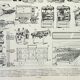 Gravure • Ambulance de l'armée, pompier • Lithographie originale et vintage de 1898
