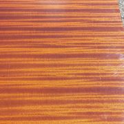 Desk of the 60s in mahogany base metal tubes 2 drawers