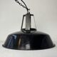 Old mazda enamelled industrial pendant 34.5 cm