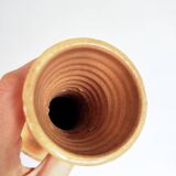 Glazed terracotta vase