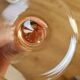 6 Verres à vin / verre à pied Rose