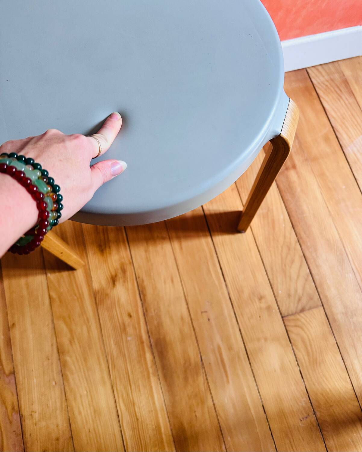 Norman Copenhague gray stool