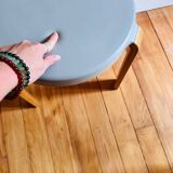 Norman Copenhague gray stool