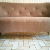 Organic design sofa sofa ARC Rein 50s-60s beige Bronze