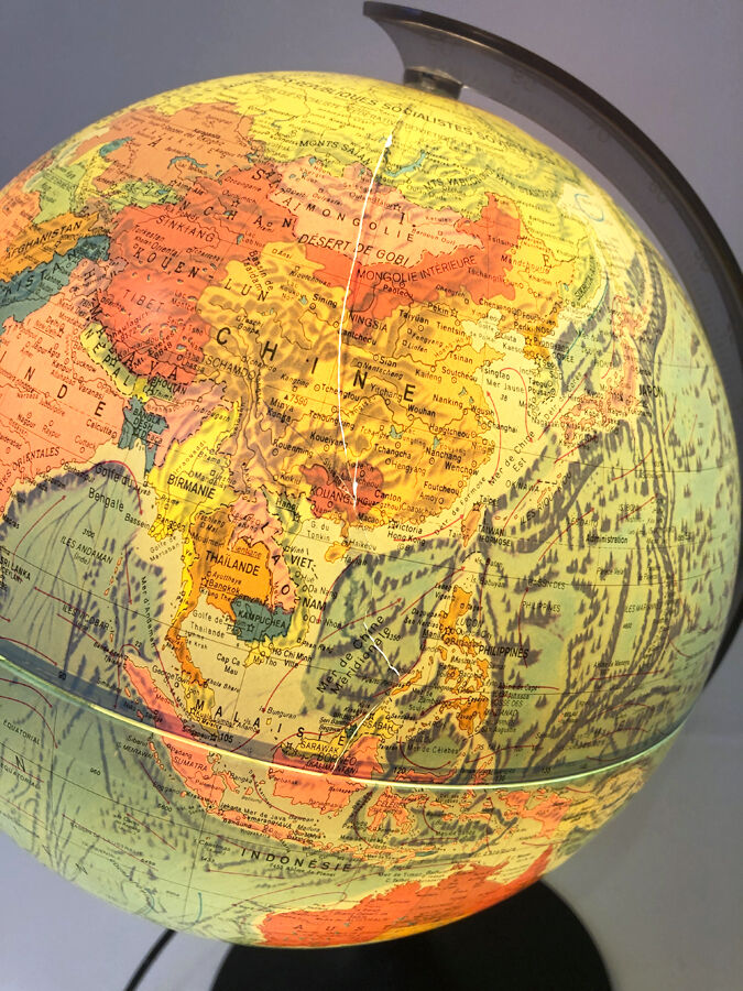 Scandinavian Luminous Globe Viking 1970