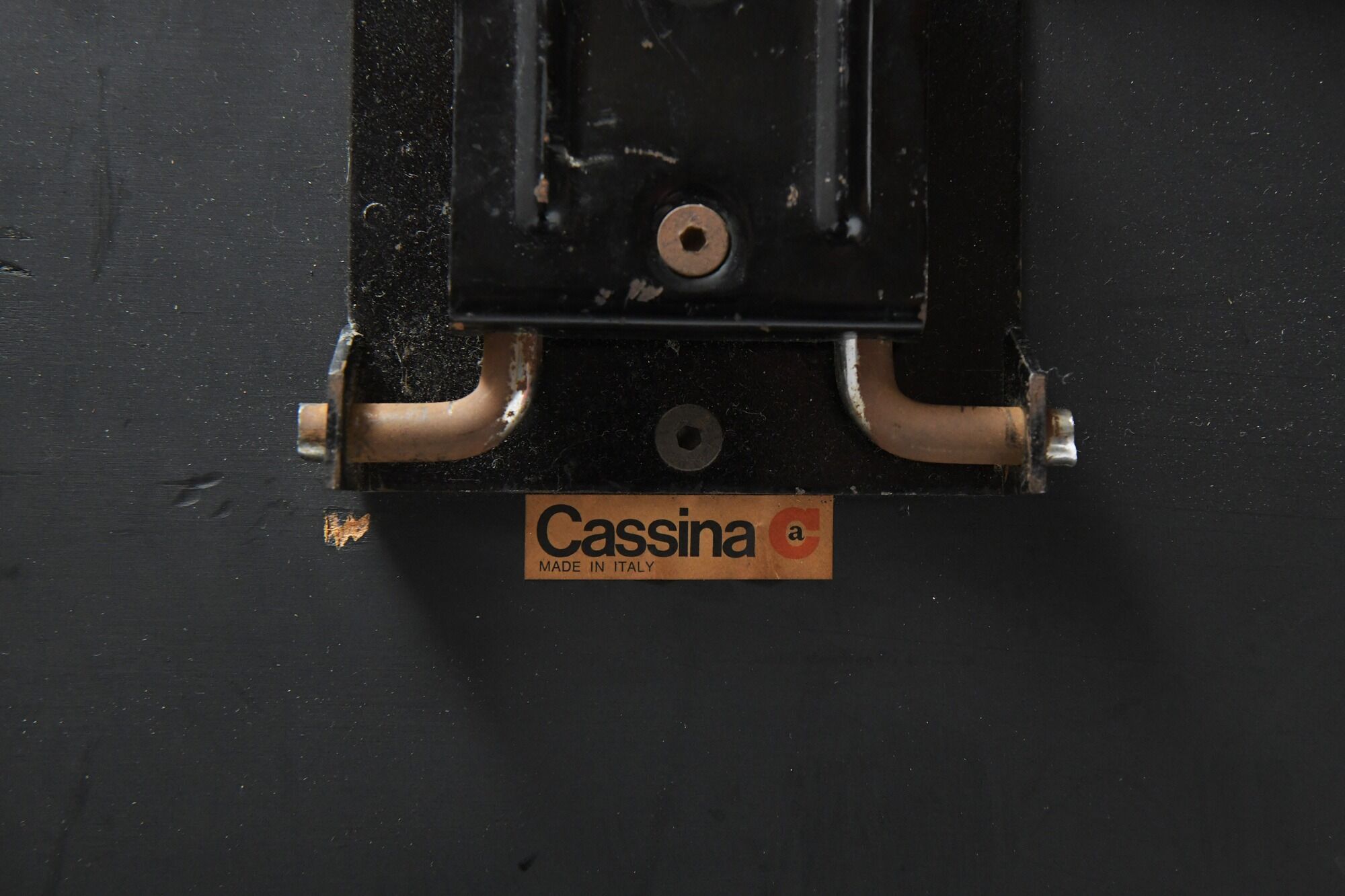 Vintage Soriana set in red leather by Afra e Tobia Scarpa for Cassina Italy