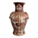 Satsuma Vase Japan Ceramic Bird Peony Meiji 30cm