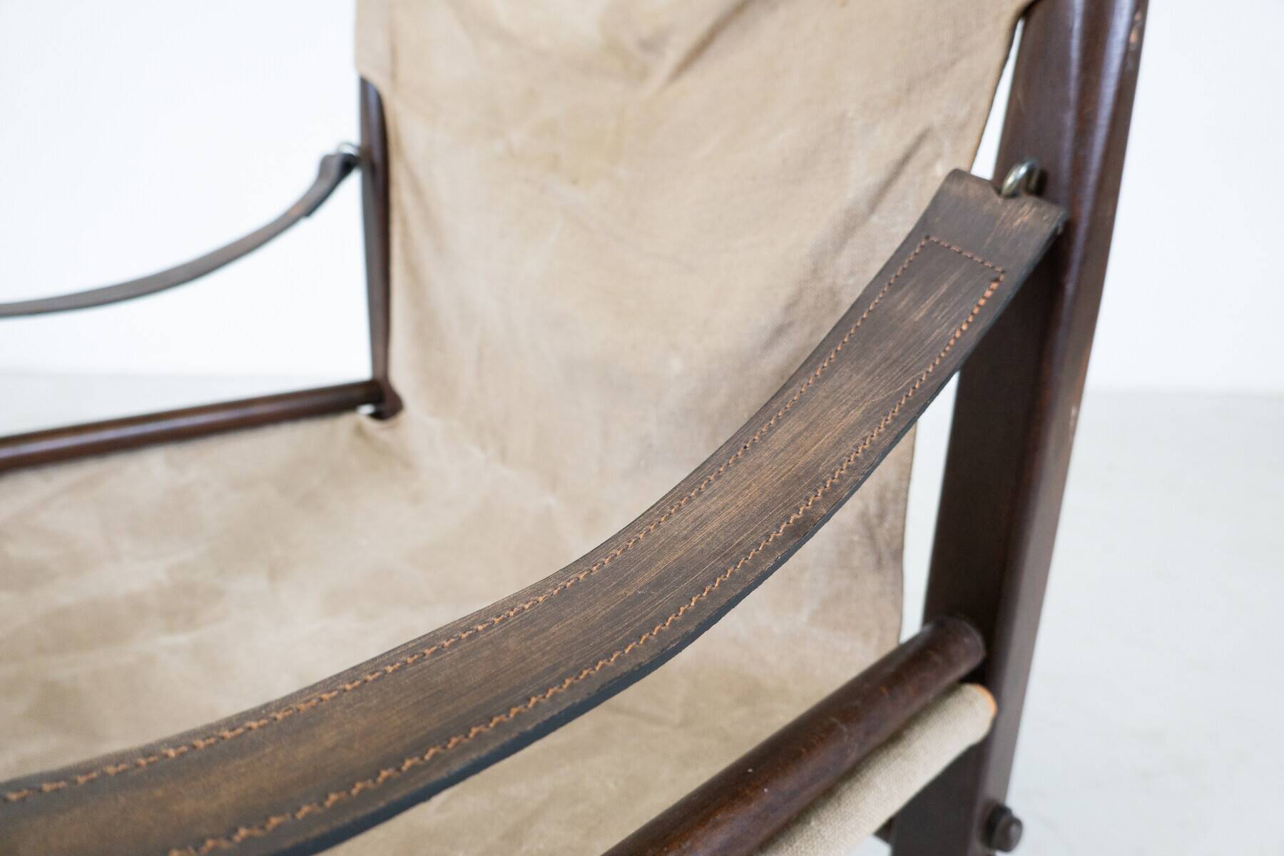 Pair of Safari Armchairs by Gianfranco Legler for Zanotta, 1960s