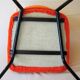 Lot de 4 chaises seventies orange