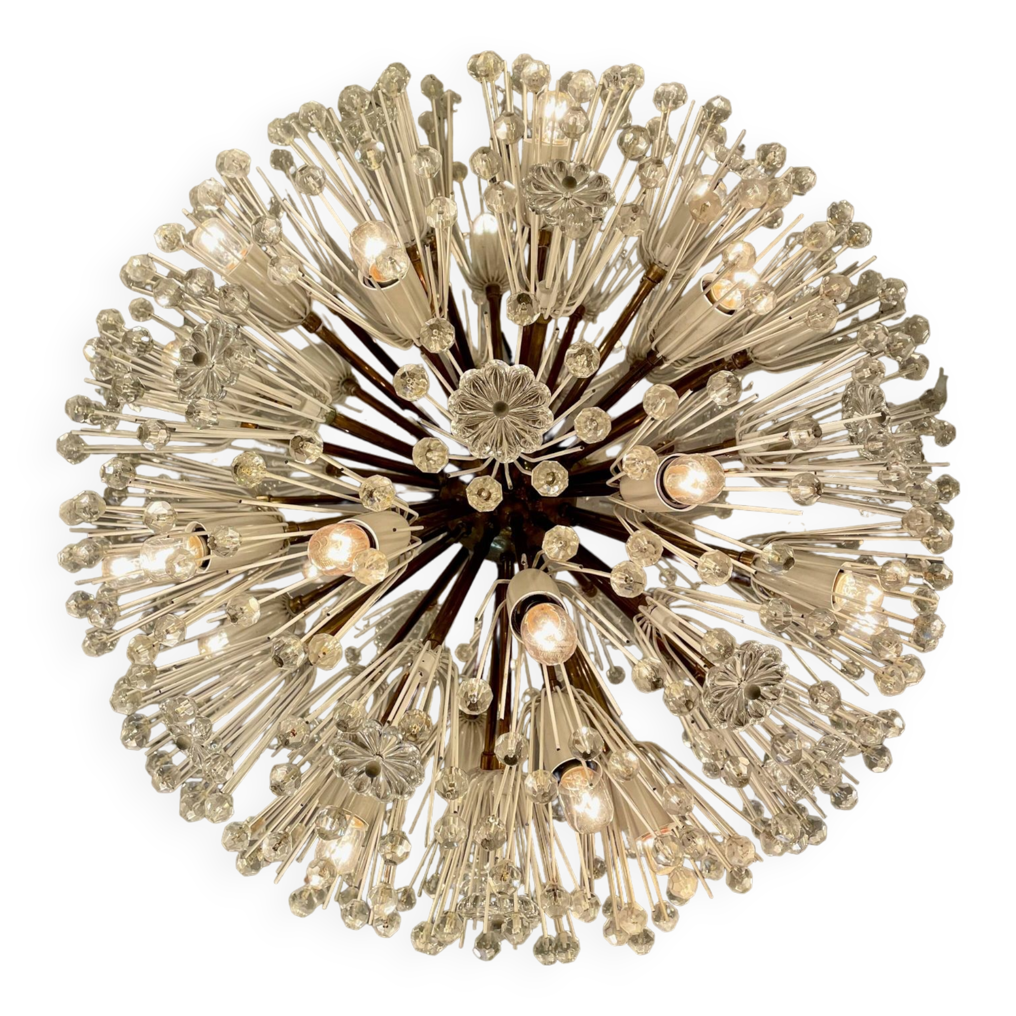Large chandelier by Emile Stejnar, Austria, circa 1960.