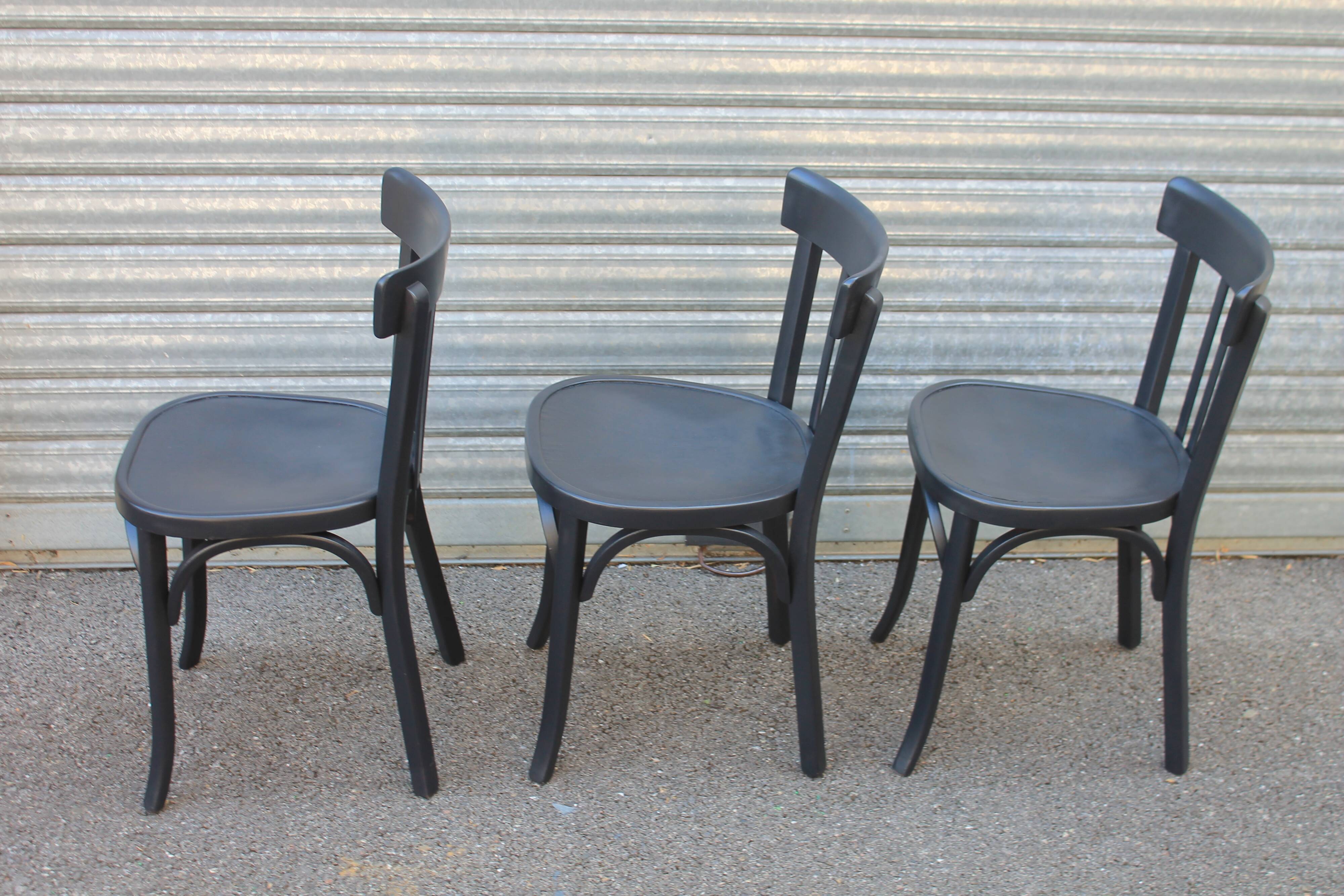 Set of 6 Baumann bistro chairs