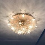 Austrian Flower Ceiling Lamp by Emil Stejnar for Rupert Nikoll, Vienna, Austria, 1950s