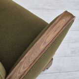 1950s, Danish 3 seater sofa in original very good condition, oak wood.