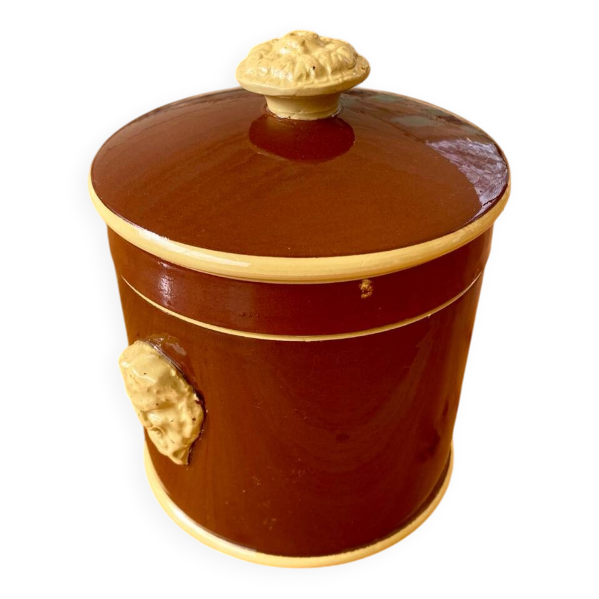 Sarreguemines fireclay pot