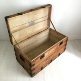 19th end wooden chest