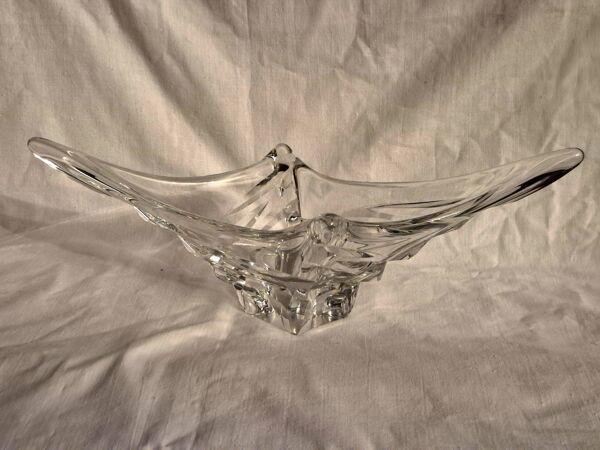 Coupe en cristal taillé signée daum france a459