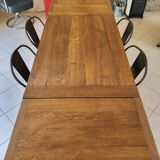 Oak farmhouse table