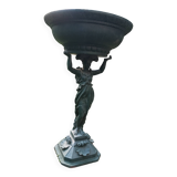 Cast iron caryatid fountain