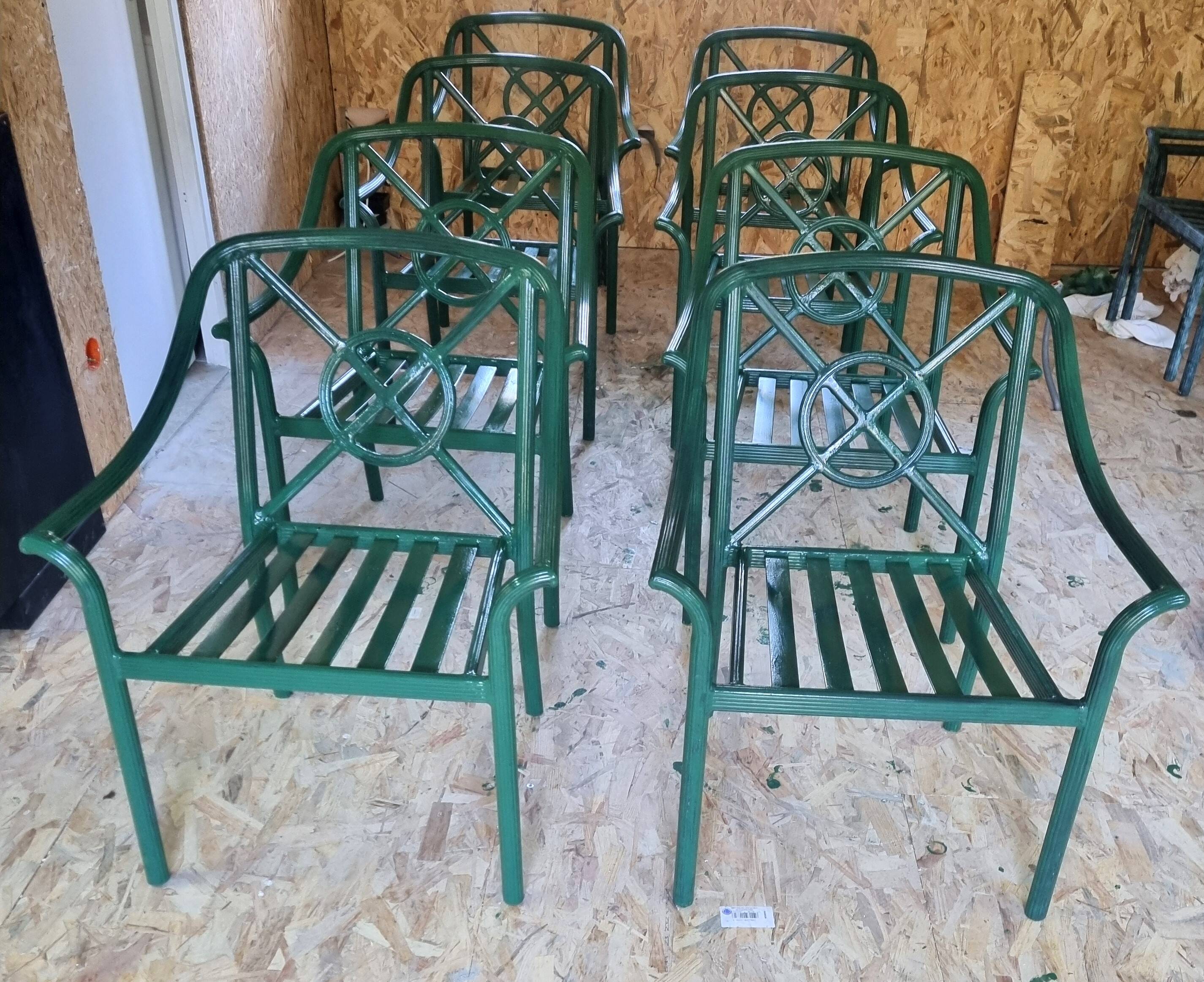 Aluminum garden chairs made in usa 1970