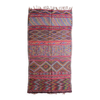 Tapis Marocain Kilim Zayan - 247 x 135 cm