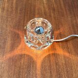 Vintage German glass table lamp by Peill & Putzler.