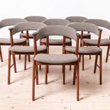 Set of 8 Dining Chairs, 1960s, Korup Stolefabrik